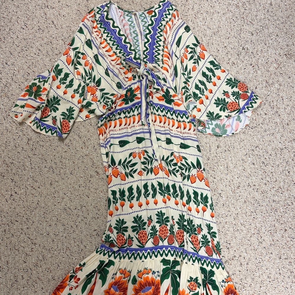 FARM Rio Multicolor Floral Maxi Dress - Picture 6 of 7